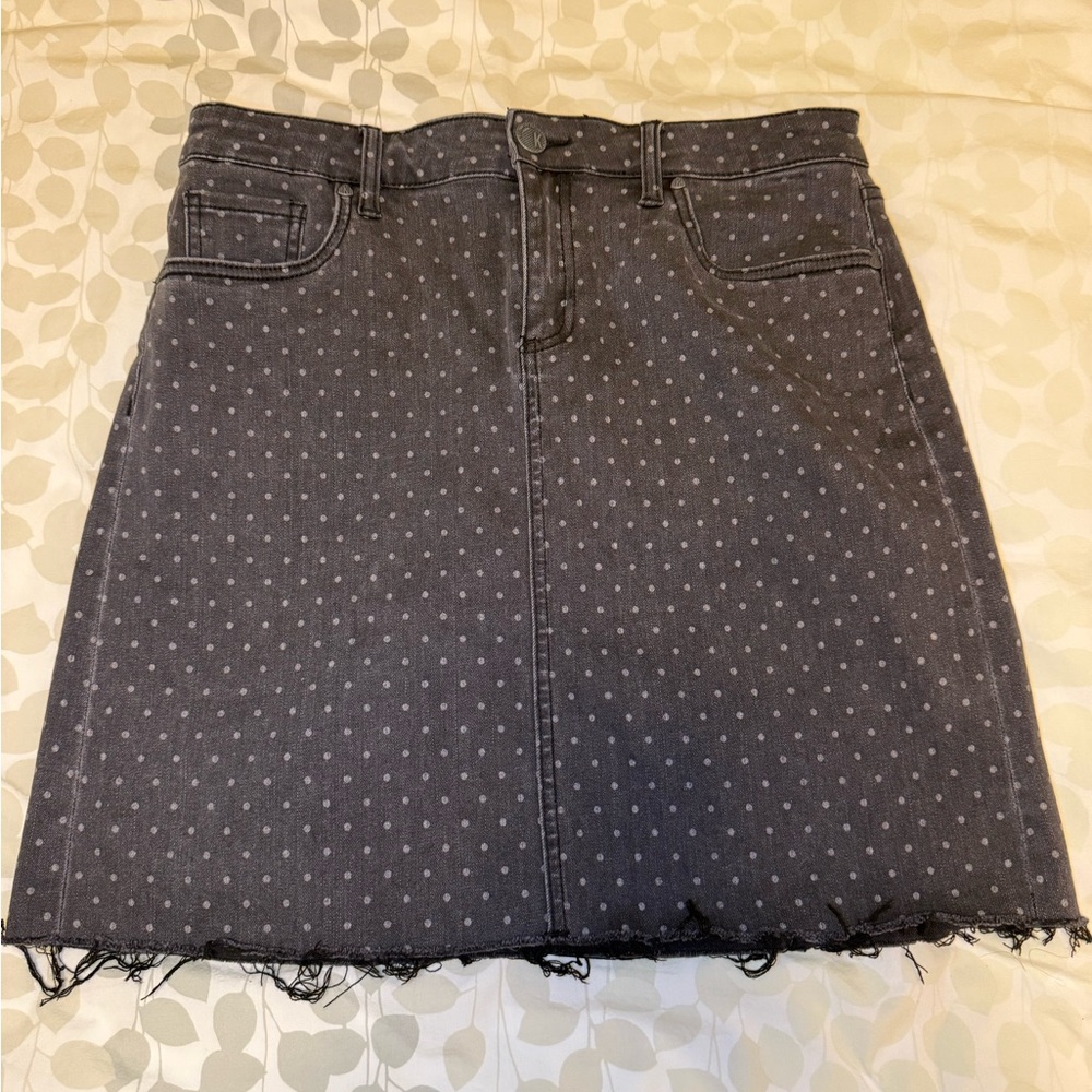 Margaret Polka Dot Skirt by KUT
